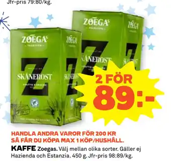 Stora Coop Kaffe erbjuda