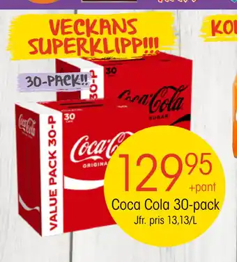 EKO Coca cola 30-pack erbjuda