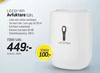 thansen Avfuktare erbjuda