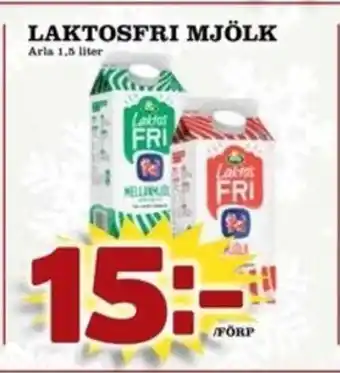Matdax LAKTOSFRI MJÖLK erbjuda