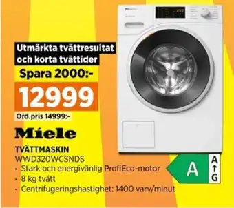 Power TVÄTTMASKIN WWD320WCSNDS erbjuda