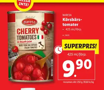 Lidl Körsbärstomater erbjuda