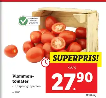 Lidl Plommontomater erbjuda