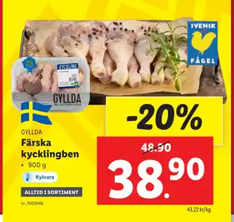 Lidl Färska kycklingben erbjuda