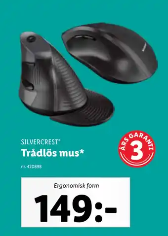 Trådlös mus