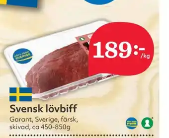 Hemköp Garant lövbiff erbjuda