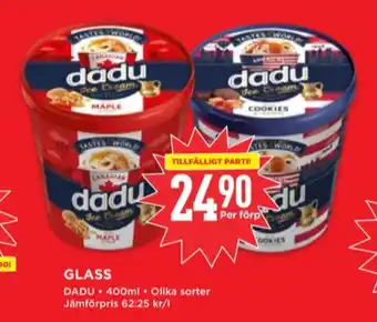 Willys Dadu glass erbjuda