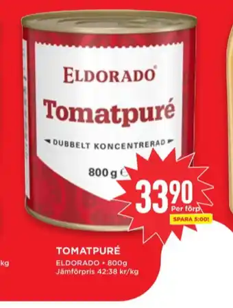 Willys Eldorado tomatpuré erbjuda