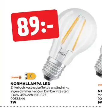Jem&Fix Normallampa led erbjuda