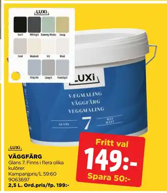 Jem&Fix Väggfärg erbjuda