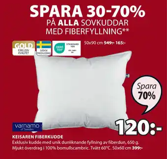 JYSK Keisaren fiberkudde erbjuda