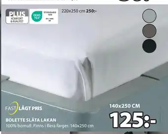 JYSK Bolette släta lakan erbjuda