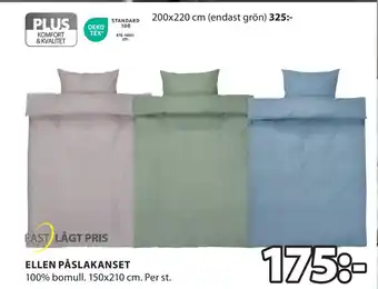 JYSK Ellen påslakanset erbjuda