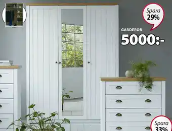 JYSK Markskel garderob erbjuda