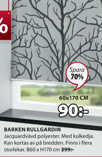 JYSK Barken rullgardin erbjuda