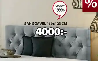 JYSK Sänggavel 160x123 cm erbjuda