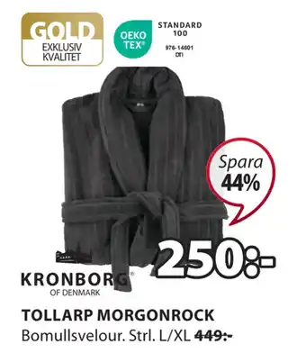 JYSK Tollarp morgonrock erbjuda