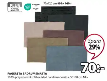 JYSK Fagersta badrumsmatta erbjuda