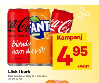 City Gross Läsk i burk erbjuda