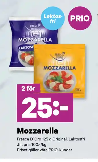 City Gross Mozzarella erbjuda