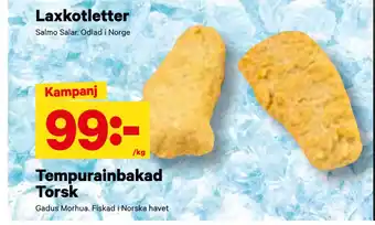 City Gross Tempurainbakad torsk erbjuda