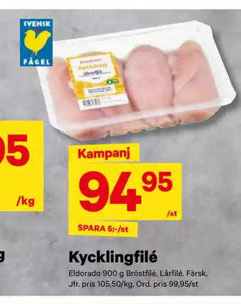 City Gross Kycklingfilé erbjuda