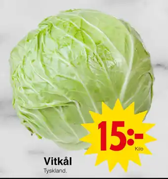 Matöppet Vitkål erbjuda