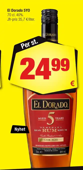 Calle El dorado 5yo erbjuda