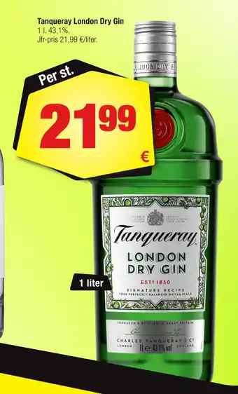 Calle Tanqueray london dry gin erbjuda