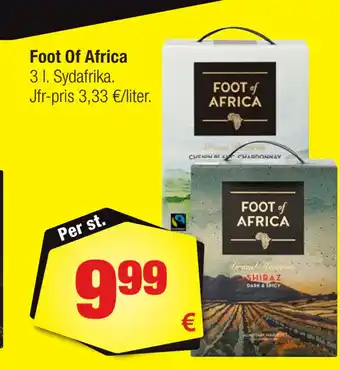 Calle Foot of africa erbjuda
