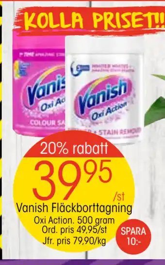 EKO Vanish fläckborttagning erbjuda