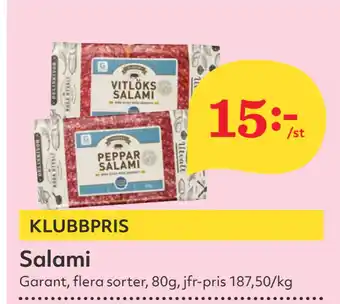 Hemköp Salami erbjuda