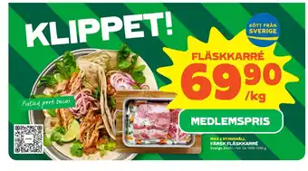 Stora Coop Färsk fläskkarré erbjuda