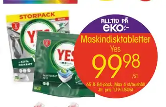 EKO Maskindisktabletter erbjuda