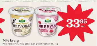 Hemköp Mild kvarg erbjuda