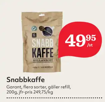 Hemköp Snabbkaffe erbjuda