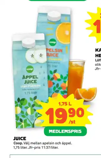 Stora Coop Juice erbjuda