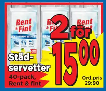 Supergrossen Städservetter erbjuda
