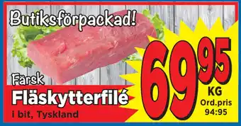 Supergrossen Fläskytterfilé erbjuda