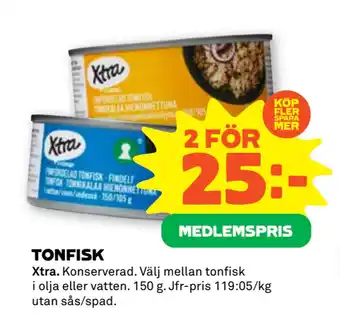 Coop Forum Tonfisk erbjuda