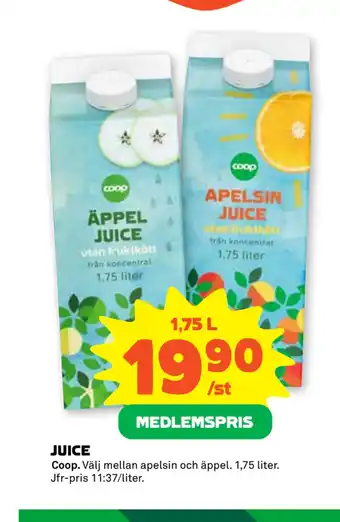 Coop Forum Juice erbjuda