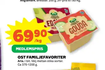 Coop Forum Ost familjefavoriter erbjuda