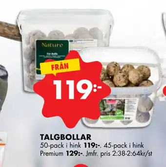 ÖoB Talgbollar erbjuda
