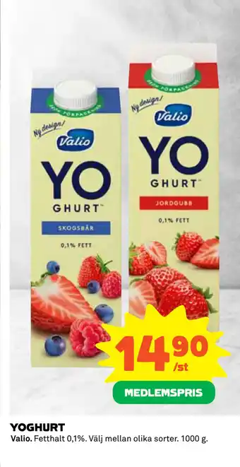 Coop Konsum Yoghurt erbjuda