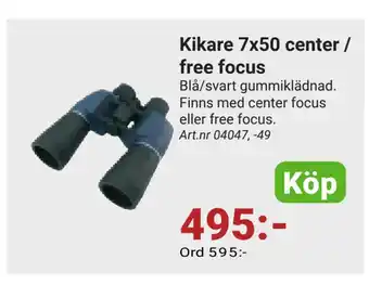 Erlandsons Brygga Kikare 7x50 center / free focus erbjuda