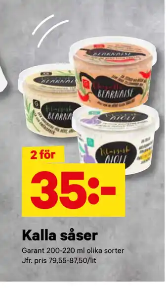 minmatbutik Kalla såser erbjuda