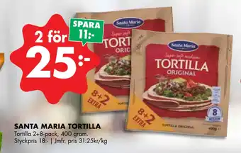 ÖoB Santa maria tortilla erbjuda