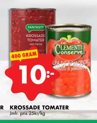 Krossade tomater