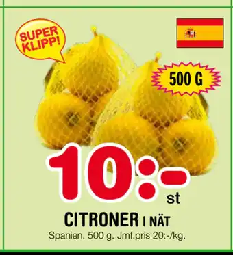Nya Pulsen Citroner erbjuda