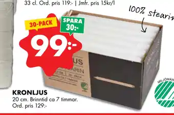 ÖoB Kronljus erbjuda